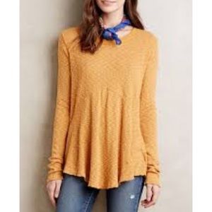 Anthropology left of center yellow thermal